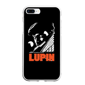 Чехол для iPhone 7Plus/8 Plus матовый с принтом Lupin - Сериал Люпен в Новосибирске, Силикон | Область печати: задняя сторона чехла, без боковых панелей | Тематика изображения на принте: lupin | netflix | детектив | логотип | люпен | люпин | люпэн | мужской | нетфликс | омар си | подарок | портрет | сериал | черный