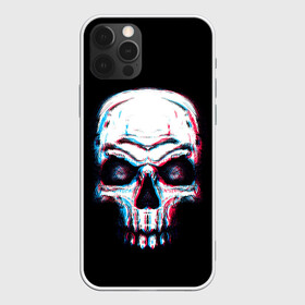 Чехол для iPhone 12 Pro Max с принтом Glitch Skull в Новосибирске, Силикон |  | art | dead | death | ghost | glitch | neon | skeleton | skull | skulls | арт | глитч | глич | неон | призрак | скелет | череп | черепа