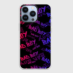 Чехол для iPhone 13 Pro с принтом Bad Boy в Новосибирске,  |  | bad | boy | human | man | street | style | sueta | vip | вип | мальчик | наводить | надпись | пацанская | пацанские | стиль | суета | суету | текстура | уличный | человек