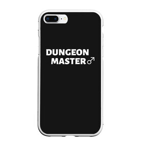 Чехол для iPhone 7Plus/8 Plus матовый с принтом Dungeon Master в Новосибирске, Силикон | Область печати: задняя сторона чехла, без боковых панелей | Тематика изображения на принте: aniki | billy | boss | boy | darkholm | door | dungeon | full | gachimuchi | gym | herrington | jabroni | master | next | of | this | van | what | аники | билли | бой | босс | ван | гачимучи | данжен | даркхолм | дор | жаброни | качалки | мастер | некст |