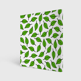 Холст квадратный с принтом Листопад в Новосибирске, 100% ПВХ |  | forest | green | leaves | nature | pattern | spring | summer | весна | ветки | деревья | зеленые листья | зеленый узор | зелень | камуфляж листья | лето | листья | падающие листья | природа | растения | текстура | тропики