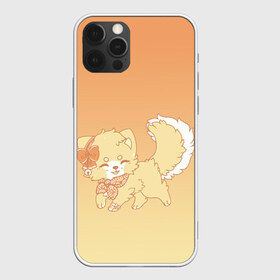 Чехол для iPhone 12 Pro Max с принтом милашный зверек в Новосибирске, Силикон |  | бантик | галстук | кавай | колокольчик | кот | котик | кошка | мех | модный | мягкий | мяконький | пес | песик | собака | улыбка | уши | хвост | щенок