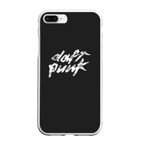 Чехол для iPhone 7Plus/8 Plus матовый с принтом Daft Punk в Новосибирске, Силикон | Область печати: задняя сторона чехла, без боковых панелей | acces | after | all | better | crush | da | daft | dance | discovery | faster | funk | get | harder | homework | human | instant | lose | lucky | memories | more | one | punk | random | stronger | time | to | yourself | бангальтер | дафт 