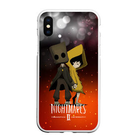 Чехол для iPhone XS Max матовый с принтом Little Nightmares 2 в Новосибирске, Силикон | Область печати: задняя сторона чехла, без боковых панелей | little nightmares | игра | страшилка | страшная игра | ужас | хоррор