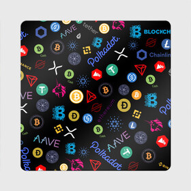 Магнит виниловый Квадрат с принтом BITCOIN PATTERN | БИТКОИН(Z) в Новосибирске, полимерный материал с магнитным слоем | размер 9*9 см, закругленные углы | binance coin | bitcoin | blockchain | btc | cardano | crypto | ethereum | litecoin | polkadot | tether | xrp | биткоин | блокчейн | валюта | деньги | криптовалюта | майнер | майнинг | цифровая валюта | цифровое золото | эфир