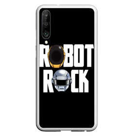 Чехол для Honor P30 с принтом Robot Rock в Новосибирске, Силикон | Область печати: задняя сторона чехла, без боковых панелей | cyberpunk | daft | daftpunk | electronic | get | guy | guy manuel | human | lucky | music | punk | robot | rock | thomas | дафт | дафтпанк | киберпанк | музыка | ню диско | панк | робот | рок | техно | томас | электро | электроник рок