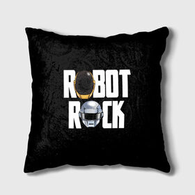 Подушка 3D с принтом Robot Rock в Новосибирске, наволочка – 100% полиэстер, наполнитель – холлофайбер (легкий наполнитель, не вызывает аллергию). | состоит из подушки и наволочки. Наволочка на молнии, легко снимается для стирки | cyberpunk | daft | daftpunk | electronic | get | guy | guy manuel | human | lucky | music | punk | robot | rock | thomas | дафт | дафтпанк | киберпанк | музыка | ню диско | панк | робот | рок | техно | томас | электро | электроник рок
