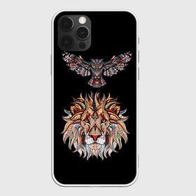 Чехол для iPhone 12 Pro Max с принтом Лев и Сова в Новосибирске, Силикон |  | animal | beast | cat | cute | fluffy | hunter | lion | lion cub | lion king | mane | predator | red | tail | tiger | yellow | большая кошка | голова тигра | грива | животное | зверь | король лев | кот | милый | охотник | пушистый | тигр | тиг