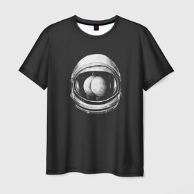 Мужская футболка 3D с принтом Asstronaut в Новосибирске, 100% полиэфир | прямой крой, круглый вырез горловины, длина до линии бедер | drift | drifting | float | floating | galaxy | milky | moon | planet | ship | space | spaceship | star | suit | surfing | to | travel | way | галактика | дрейф | звезда | корабль | космический | космонавт | космос | луна | млечный | планета | путешествие 