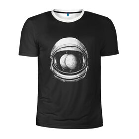 Мужская футболка 3D спортивная с принтом Asstronaut в Новосибирске, 100% полиэстер с улучшенными характеристиками | приталенный силуэт, круглая горловина, широкие плечи, сужается к линии бедра | drift | drifting | float | floating | galaxy | milky | moon | planet | ship | space | spaceship | star | suit | surfing | to | travel | way | галактика | дрейф | звезда | корабль | космический | космонавт | космос | луна | млечный | планета | путешествие 