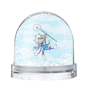 Снежный шар с принтом Снежный танец | Dota 2 в Новосибирске, Пластик | Изображение внутри шара печатается на глянцевой фотобумаге с двух сторон | dota | dota2 | game | games | moba | дитка | дота | дота2 | дотка | игра | игры | кристал мэйден | кристалка | моба | цм