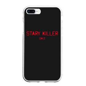 Чехол для iPhone 7Plus/8 Plus матовый с принтом Stary killer в Новосибирске, Силикон | Область печати: задняя сторона чехла, без боковых панелей | balota | bambi | bandit | berezino | cherno | dance | day | electro | friendly | kalinka | killer | pavlovo | skalisty | stary | tisy | z | zeleno | zombie | день | з | зет | зомби | зэт