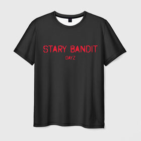 Мужская футболка 3D с принтом Stary Bandit в Новосибирске, 100% полиэфир | прямой крой, круглый вырез горловины, длина до линии бедер | balota | bambi | bandit | berezino | cherno | dance | day | electro | friendly | kalinka | killer | pavlovo | skalisty | stary | tisy | z | zeleno | zombie | день | з | зет | зомби | зэт