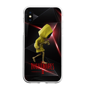 Чехол для iPhone XS Max матовый с принтом Little Nightmares 2 в Новосибирске, Силикон | Область печати: задняя сторона чехла, без боковых панелей | little nightmares | игра | страшилка | страшная игра | ужас | хоррор