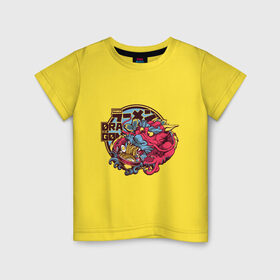 Детская футболка хлопок с принтом Dragon Ramen Anime Style в Новосибирске, 100% хлопок | круглый вырез горловины, полуприлегающий силуэт, длина до линии бедер | bowl | china | fashion | japan | japanese | kanji | korea | manga | old | sapporo | tokyo | аниме | дракон | иероглифы | кандзи | китай | китайский дракон | корея | лапша | манга | миска | мифология | мудрость | рамен | рамэн | саппоро | старик