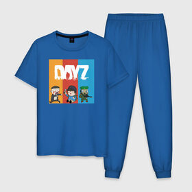 Мужская пижама хлопок с принтом DayZ | ДэйЗи в Новосибирске, 100% хлопок | брюки и футболка прямого кроя, без карманов, на брюках мягкая резинка на поясе и по низу штанин
 | day z | dayz | zombie | дэй зи | дэй зэд | дэйзи | зомби