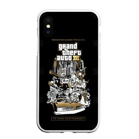 Чехол для iPhone XS Max матовый с принтом Grand Theft Auto III в Новосибирске, Силикон | Область печати: задняя сторона чехла, без боковых панелей | Тематика изображения на принте: 4 | 5 | five | games | grand theft auto | gta | gta v | los santos | online | rockstar | san andreas | великое авто воровство | гта | гташка | игры | логотип | лос сантос | майкл | мафия | ограбление | онлайн | пеф | рокстар | самп | сан андреас 