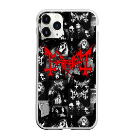 Чехол для iPhone 11 Pro матовый с принтом MAYHEM в Новосибирске, Силикон |  | mayhem | metal | rock | the true mayhem. | блэк метал | дэд | мертвый | метал | музыка | мэйхем | рок