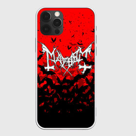 Чехол для iPhone 12 Pro Max с принтом MAYHEM в Новосибирске, Силикон |  | mayhem | metal | rock | the true mayhem. | блэк метал | дэд | мертвый | метал | музыка | мэйхем | рок