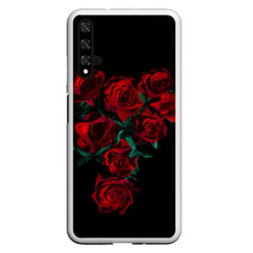 Чехол для Honor 20 с принтом ROSES РОЗЫ в Новосибирске, Силикон | Область печати: задняя сторона чехла, без боковых панелей | 8 | day | flowers | girl | girlfriend | girls | granny | love | lovers | march | mommy | moms | roses | women | womens | бабуля | бабушка | девушка | девушки | день | жена | женский | женщина | любовь | мама | мамуля | марта | розы | сестра | си