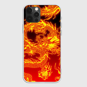 Чехол для iPhone 12 Pro Max с принтом ДРАКОН в Новосибирске, Силикон |  | china | dragon | fire | абстракция | дракон | китай | мифические существа | огонь | узор.