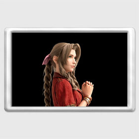Магнит 45*70 с принтом Final Fantasy VII Remake в Новосибирске, Пластик | Размер: 78*52 мм; Размер печати: 70*45 | Тематика изображения на принте: волосы | клауд страйф | тифа локхарт