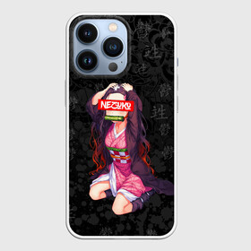 Чехол для iPhone 13 Pro с принтом НЕЗУКО в Новосибирске,  |  | anime | nezuko | аниме | гию томиока | зеницу агацума | клинок рассекающий демонов | манга | мультик | мультфильм | незуко | незуко камадо | поезд бесконечный | сериал | танджиро камадо | шинобу кочо