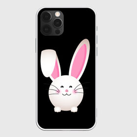 Чехол для iPhone 12 Pro Max с принтом УШАСТИК в Новосибирске, Силикон |  | bunny | cartoon | hare | rabbit | зайка | заяц | кролик | мультик | уши