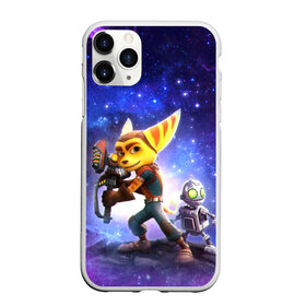 Чехол для iPhone 11 Pro Max матовый с принтом Ratchet & Clank game в Новосибирске, Силикон |  | game | ratchet  clank | галактические рейнджеры | игры | рэтчет и кланr