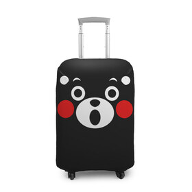 Чехол для чемодана 3D с принтом KUMAMON | КУМАМОН в Новосибирске, 86% полиэфир, 14% спандекс | двустороннее нанесение принта, прорези для ручек и колес | Тематика изображения на принте: bear | japan | japanese | kumamon | kumamoto | аниме | игрушка | кумамон | кумамото сапурайдзу | медведь | мишка | персонаж | талисман | япония