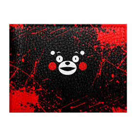 Обложка для студенческого билета с принтом KUMAMON | КУМАМОН в Новосибирске, натуральная кожа | Размер: 11*8 см; Печать на всей внешней стороне | bear | japan | japanese | kumamon | kumamoto | аниме | игрушка | кумамон | кумамото сапурайдзу | медведь | мишка | персонаж | талисман | япония