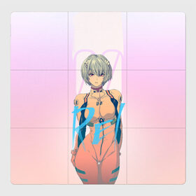 Магнитный плакат 3Х3 с принтом Rei Ayanami в Новосибирске, Полимерный материал с магнитным слоем | 9 деталей размером 9*9 см | eva | eva 00 | eva 01 | eva 02 | rei | rei ayanami | shinji ikari | аска | ева | ева 02 | евангелион