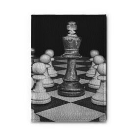 Обложка для автодокументов с принтом Шахматы в Новосибирске, натуральная кожа |  размер 19,9*13 см; внутри 4 больших “конверта” для документов и один маленький отдел — туда идеально встанут права | доска | игра | игровая | игры | короли | король | логика | настольная | настольные | пешка | пешки | спорт | туча | шахматный | шахматы
