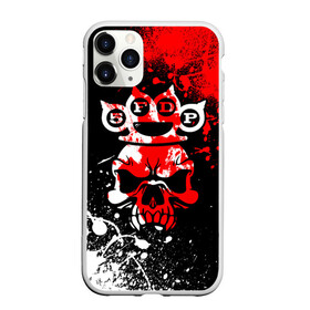 Чехол для iPhone 11 Pro матовый с принтом Five Finger Death Punch [8] в Новосибирске, Силикон |  | 5fdp | 5фдп | ffdp | five finger death punch | metal | music | skeleton | sounds | метал | музыка | рок | череп