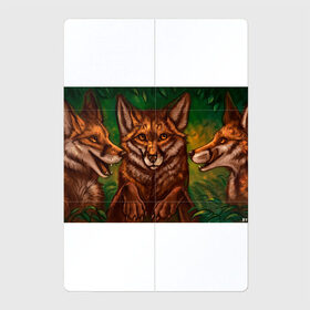 Магнитный плакат 2Х3 с принтом Лисы в Новосибирске, Полимерный материал с магнитным слоем | 6 деталей размером 9*9 см | fox | foxy | животное | звери | лиса | лисенок | лисичка | милая | рыжая | фокс