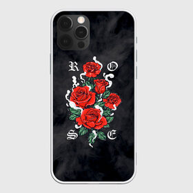 Чехол для iPhone 12 Pro Max с принтом РОЗЫ | ROSES SMOKE в Новосибирске, Силикон |  | chery | flowers | japan | roses | sakura | вишня | растения | розы | ромашка | сакура | тюльпаны | цветы | цветы сакуры | япония