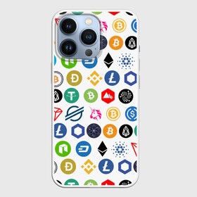Чехол для iPhone 13 Pro с принтом BITCOIN PATTERN | БИТКОИН(Z) в Новосибирске,  |  | binance coin | bitcoin | blockchain | btc | cardano | crypto | ethereum | polkadot | tether | xrp | биткоин | блокчейн | валюта | деньги | криптовалюта | майнер | майнинг | паттерн | цифровая валюта | цифровое золото | эфир