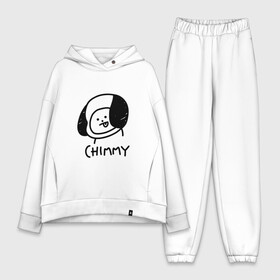 Женский костюм хлопок Oversize с принтом ЧИММИ | CHIMMY в Новосибирске,  |  | army | bangtan boys | bt21 | bts | bts stickers | chimmy | cooky | k pop | koya | mang | monster | rap monster | rapmon | rj | rm | shooky | tata | van | бтс | ви | джей хоуп | джонгук | кейпоп | реп монстр | стикеры bts | сюга | чимин | чин