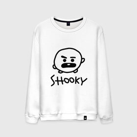 Мужской свитшот хлопок с принтом SHOOKY | BTS в Новосибирске, 100% хлопок |  | army | bangtan boys | bt21 | bts | bts stickers | chimmy | cooky | k pop | koya | mang | monster | rap monster | rapmon | rj | rm | shooky | tata | van | бтс | ви | джей хоуп | джонгук | кейпоп | реп монстр | стикеры bts | сюга | чимин | чин