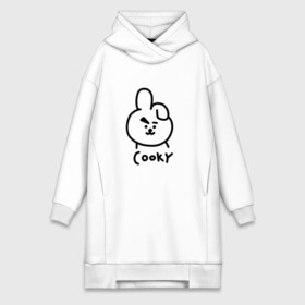 Платье-худи хлопок с принтом COOKY | BTS в Новосибирске,  |  | army | bangtan boys | bt21 | bts | bts stickers | chimmy | cooky | k pop | koya | mang | monster | rap monster | rapmon | rj | rm | shooky | tata | van | бтс | ви | джей хоуп | джонгук | кейпоп | реп монстр | стикеры bts | сюга | чимин | чин