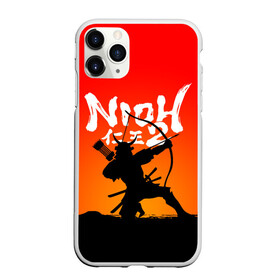 Чехол для iPhone 11 Pro матовый с принтом NIOH 2 в Новосибирске, Силикон |  | action | ninja | nioh | nioh 2 | игра про самурая | кровь | меч | ниндзя | ниох | ниох 2 | самурай | экшен.