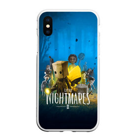 Чехол для iPhone XS Max матовый с принтом LITTLE NIGHTMARES 2 в Новосибирске, Силикон | Область печати: задняя сторона чехла, без боковых панелей | little nightmares | little nightmares 2 | игра nightmares | монстры. | ужасы | учительница | хоррор