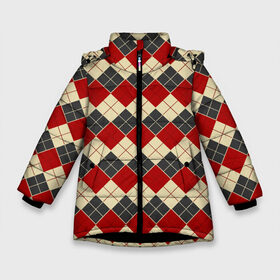Зимняя куртка для девочек 3D с принтом THE AMBRELLA ACADEMY UNIFORM в Новосибирске, ткань верха — 100% полиэстер; подклад — 100% полиэстер, утеплитель — 100% полиэстер. | длина ниже бедра, удлиненная спинка, воротник стойка и отстегивающийся капюшон. Есть боковые карманы с листочкой на кнопках, утяжки по низу изделия и внутренний карман на молнии. 

Предусмотрены светоотражающий принт на спинке, радужный светоотражающий элемент на пуллере молнии и на резинке для утяжки. | Тематика изображения на принте: dark horse comics | netflix | the umbrella academy | umbrella | академия амбрелла | белая скрипка | бен харгривз | вампир | комикс | комильфо | космобой | кракен | реджинальд харгривз | сеанс | сериал нетфликс | слух