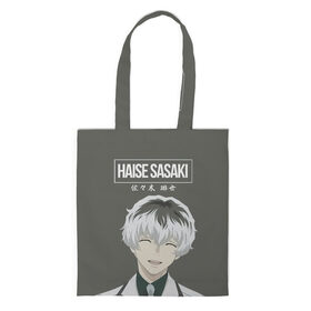 Шоппер 3D с принтом HAISE SASAKE Tokyo Ghoul в Новосибирске, 100% полиэстер | Плотность: 200 г/м2; Размер: 34×35 см; Высота лямок: 30 см | anime | kaneki ken | tokyo ghoul | tokyo ghoul: re | аниме | анимэ | гули | джузо сузуя | канеки кен | кузен йошимура | наки | нишики нишио | ре | ренджи йомо | ризе камиширо | токийский гуль | тоука киришима | ута