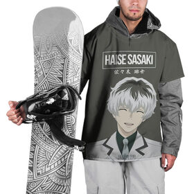 Накидка на куртку 3D с принтом HAISE SASAKE Tokyo Ghoul в Новосибирске, 100% полиэстер |  | anime | kaneki ken | tokyo ghoul | tokyo ghoul: re | аниме | анимэ | гули | джузо сузуя | канеки кен | кузен йошимура | наки | нишики нишио | ре | ренджи йомо | ризе камиширо | токийский гуль | тоука киришима | ута