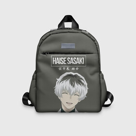 Детский рюкзак 3D с принтом HAISE SASAKE | Tokyo Ghoul в Новосибирске, 100% полиэстер | лямки с регулируемой длиной, сверху петелька, чтобы рюкзак можно было повесить на вешалку. Основное отделение закрывается на молнию, как и внешний карман. Внутри дополнительный карман. По бокам два дополнительных кармашка | Тематика изображения на принте: anime | kaneki ken | tokyo ghoul | tokyo ghoul: re | аниме | анимэ | гули | джузо сузуя | канеки кен | кузен йошимура | наки | нишики нишио | ре | ренджи йомо | ризе камиширо | токийский гуль | тоука киришима | ута