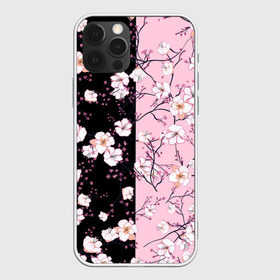 Чехол для iPhone 12 Pro Max с принтом САКУРА | SAKURA | ВИШНЯ в Новосибирске, Силикон |  | chery | flowers | japan | roses | sakura | вишня | растения | розы | ромашка | сакура | тюльпаны | цветы | цветы сакуры | япония