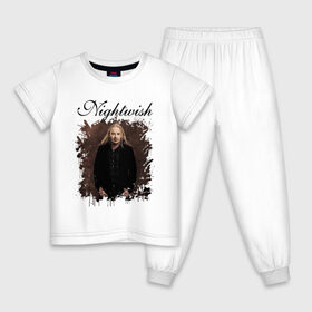 Детская пижама хлопок с принтом Nightwish / Найтвиш Эмппу (Z) в Новосибирске, 100% хлопок |  брюки и футболка прямого кроя, без карманов, на брюках мягкая резинка на поясе и по низу штанин
 | music | nightwish | nuclear blast | rock | spinefarm | вуоринен | лого | музыка | найтвиш | рок | симфоник метал | тарья турунен | флор янсен | эмппу | эрно эмппу вуоринен