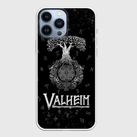 Чехол для iPhone 13 Pro Max с принтом Valheim | Руны | Иггдрасиль в Новосибирске,  |  | Тематика изображения на принте: valheim | вальхейм | дерево | иггдрасиль | игдрасиль | игра | икдросиль | логотип игры | мировое древо | много рун | паттерн | руна | руны