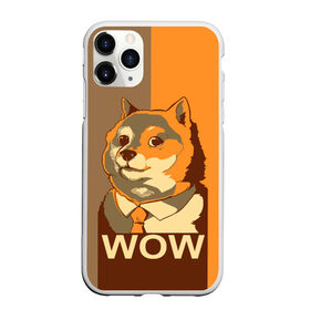 Чехол для iPhone 11 Pro матовый с принтом Doge Wow в Новосибирске, Силикон |  | Тематика изображения на принте: animal | art | dog | doge | dogecoin | many x | mem | meme | new | poster | such x | wave | wow | арт | в | галстук | галстуке | двухцветная | животное | зверь | имени | кабосу | мем | мемас | мэм | по | постер | сиба ину | собака | хищник